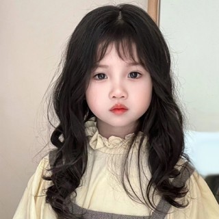 วิกผมยาว ผ้าวูล แบบม้วน น่ารัก พร็อพถ่ายรูป สําหรับเด็ก