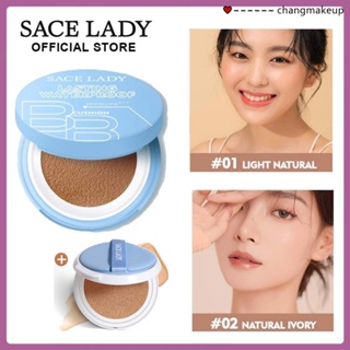 Sace Lady Bb &amp; Cc Cream Cushion Foundation Refill Oil-control Flawless Natural Finish Hydrating With Air Cushion Puff Face Makeup COD