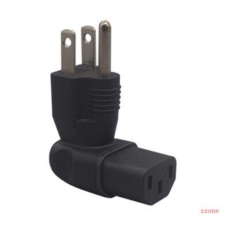 Zzz อะแดปเตอร์ปลั๊กไฟ 3 Prong USA 5-15P เป็น C13 IEC320 C13 ตัวเมีย เป็น Nema 5-15P ตัวผู้