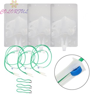 【COLORFUL】Gardening Infusion Automatic Watering Lightweight Plastic Practical 3 Sets