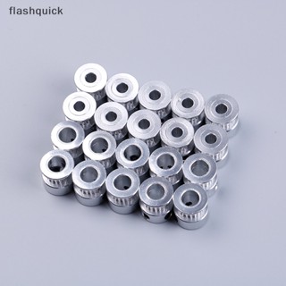 Flashquick รอกไทม์มิ่ง gt2 20 ซี่ 5 มม. 8 มม. สําหรับสายพานซิงโครนัส gt2 2gt 10 ชิ้น