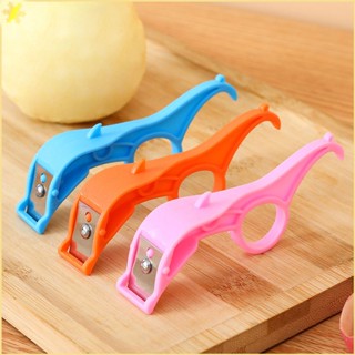 [LBE] 3 In 1 Multi-Function Fruit Fruit Peeler Plastic Orange Pear Lemon Slicer Stripper Julienne Cutter Kitchen Tool