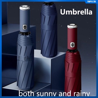 ร่มไฟฉายผู้ใหญ่ Super Windproof Rainproof 12 Ribs Uv Protection Outdoor Travel Umbrella Large Umbrella Auto Open Close Excellent Water Repellency Umbrella Femele Men Students (top11.th.)