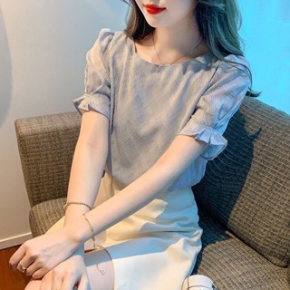 เสื้อเชิ้ต ผ้าชีฟอง สําหรับผู้หญิง