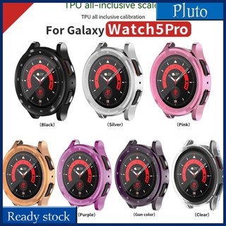 ใหม่ เคสนาฬิกาข้อมือ น้ําหนักเบา พร้อมสเกล สําหรับ Samsung Watch5 Pro 45 มม.