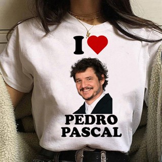 เสื้อยืด พิมพ์ลายอนิเมะ Pedro Pascal แนวสตรีท เหมาะกับฤดูร้อน สําหรับผู้ชาย (3) 2023