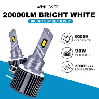 【สว่างมาก】หลอดไฟหน้ารถยนต์ Led HLXG H15 90W 20000LM สําหรับ VW Golf 6 7 Mk6 Mk7 Mazda 3 6000K