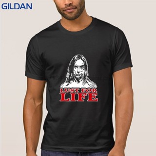 เสื้อยืดคอกลม พิมพ์ลาย Lust For Life Iggy Pop Rock แฟชั่นผู้ชาย ไซซ์ XS-4XL-5XL-6XL