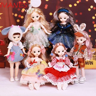 IVANES Bjd ลูกตาตุ๊กตา ขยับข้อต่อได้ 30 ซม. 23 ข้อต่อ สีน้ําตาล อุปกรณ์เสริม สําหรับตุ๊กตา