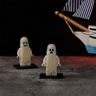 โมเดลฟิกเกอร์ Oyr Halloween Series Building Blocks Smiling Ghost ของเล่นสําหรับเด็ก