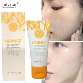 JULYSTAR 30ml ไวท์เทนนิ่งเจลบอดี้โลชั่นสครับเจลขัดผิวกายครีมขัดผิวหน้าทำความสะอาดผิวหน้าไวท์เทนนิ่งปรับปรุงผิวทำให้ผิวเรียบเนียน