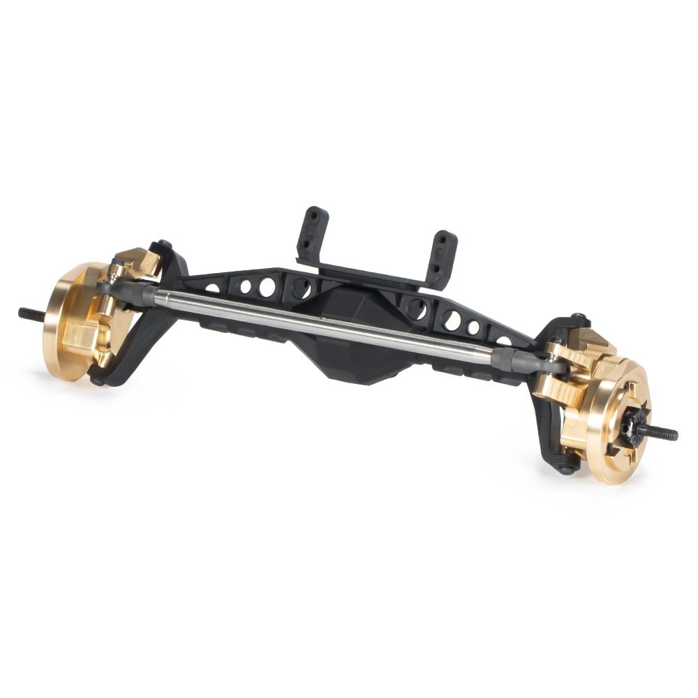 แผ่นครอบพวงมาลัย ทองเหลือง สําหรับอัพเกรดรถไต่หินบังคับ 1/10 Axial Capra SCX10 III