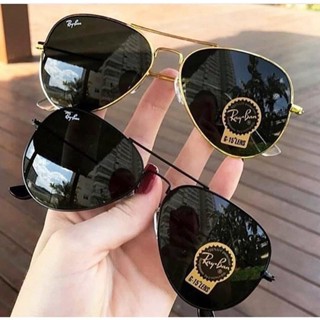 แว่นตากันแดด Ray Ban aviator สําหรับผู้ชาย ผู้หญิง