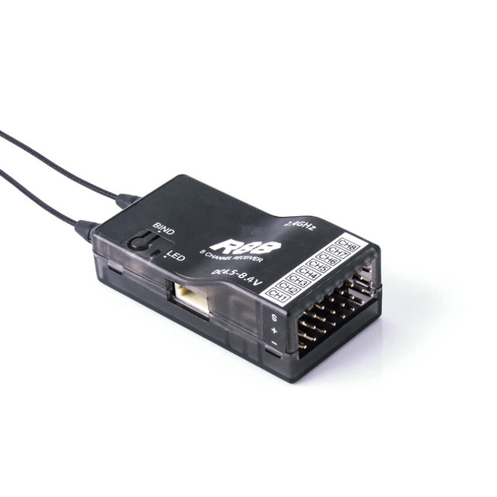 R88 2.4GHz 8CH กว่า 1KM PWM Nano Receiver เข้ากันได้กับ FrSky D8