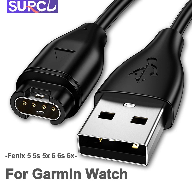 สายชาร์จ USB สําหรับ Garmin Fenix ​​แท่นชาร์จ 5 5s 5x 6 6S 6X สําหรับ Forerunner 935 Vivoactive 3 4 4S