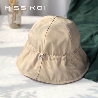 Misskoi [พร้อมส่ง] หมวกบักเก็ต กันแดด แบบบาง แห้งเร็ว ปรับได้ สไตล์ญี่ปุ่น ฤดูใบไม้ผลิ ฤดูร้อน