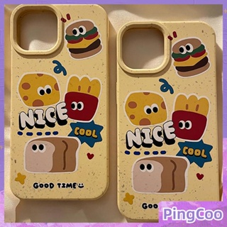 เข้ากันได้สำหรับ เคส iphone 11 เคสไอโฟน เคสไอโฟน11  เคสย่อยสลายได้ฟางข้าวสาลีเคสนิ่มเป็นมิตรกับสิ่งแวดล้อมกันกระแทกชิปป้องกันกล้องชิปขนมปังเข้ากันได้กับ iPhone 14 Pro max 13 Pro max 12 Pro Max 11 xr xs 7 8Plus