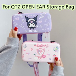 【ของแท้】กระเป๋าเก็บหูฟัง แบบพกพา ลายการ์ตูน สําหรับ QTZ OPEN EAR