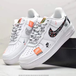 รองเท้าผ้าใบ รองเท้าวิ่ง Air Force 1 Just Do It Low Wanita Perempuan Kasut Lelaki O8EI สําหรับผู้ชาย ผู้หญิง