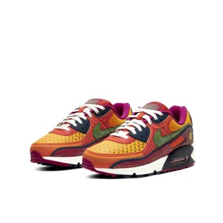 Tennis ni-Ke Air Max 90 day of the dead 2020 รองเท้าผ้าใบลําลอง สีพื้น