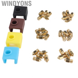 Windyons 34PCS MK8 3D Printer Extruder Nozzle Head Hotend For CR 10 Ender3