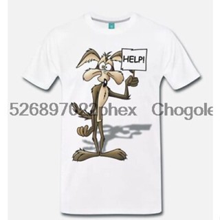 เสื้อยืด พิมพ์ลายการ์ตูน Willy Coyote Road Runner Culthelp สําหรับผู้ชาย