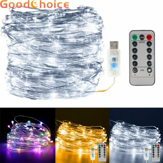 【Good】USB Plug In 200LED Fairy String Lights with Remote Control DIY Copper Wire Décor【Ready Stock】