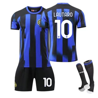 เสื้อกีฬาแขนสั้น ลายทีมชาติฟุตบอล A.t.a Milan Jersey Lautaro Lucaku