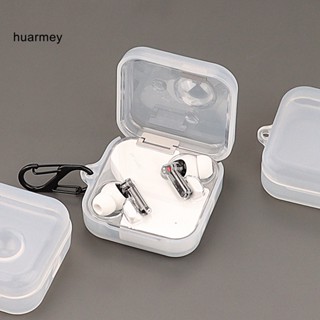 Huarmey เคสซิลิโคนใส ป้องกันรอยนิ้วมือ กันกระแทก สําหรับหูฟังไร้สาย Nothing Ear 1