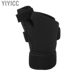 Yiyicc Thumb Splint Wrist Brace Adjust Tightness 3 Fastening Straps Mesh Fabric  Breathable for Tendons