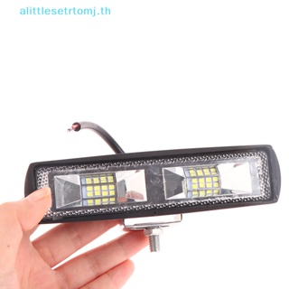 Alittlese ไฟสปอตไลท์ LED 48W 16 ดวง 9-36V สําหรับรถจักรยานยนต์ รถบรรทุก เรือ รถพ่วง รถออฟโร้ด TH