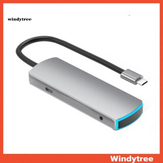 [W&amp;T] อะแดปเตอร์ฮับชาร์จ Type-C เป็น 4K HDMI USB 30 PD สําหรับ MacBook Air