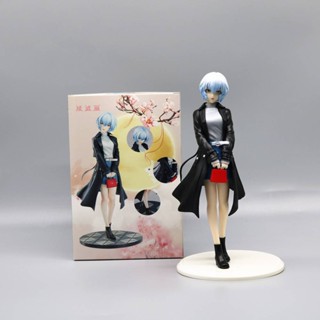 Hobby โมเดลฟิกเกอร์ EVA Ayanami Rei Action Figure สีดํา ของเล่นสําหรับเด็ก