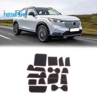 แผ่นรองช่องประตู กันลื่น กันฝุ่น สําหรับ Honda HRV HR-V Vezel 2021 2022 15 ชิ้น