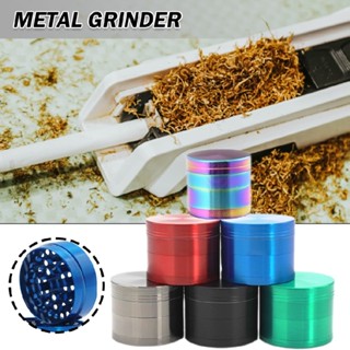 4 Layer Metal Grinder Zinc Alloy Herb Tobacco Smoke Crusher Spice Hand Muller