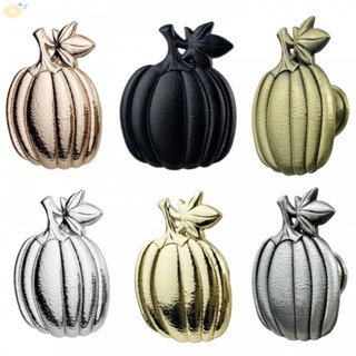 【VARSTR】Handle Pull Solid Zinc Alloy Accessory Brass Parts Pumpkin Single Hole 1pcs