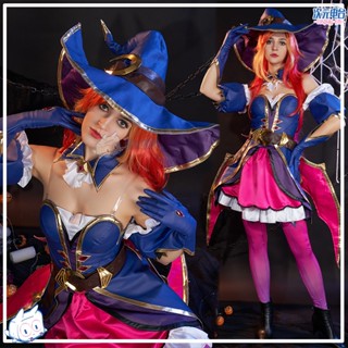 ชุดคอสเพลย์ Fm League of Legends the Bounty Hunter Miss Fortune แบบครบชุด