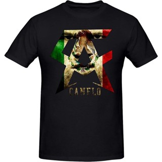 เสื้อยืด พิมพ์ลาย Canelo Of Alvarez สไตล์สปอร์ต สําหรับผู้ชาย