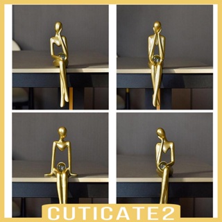 [Cuticate2] ฟิกเกอร์เรซิ่น รูปปั้นนามธรรม ขนาดเล็ก สไตล์โมเดิร์น สําหรับตกแต่งบ้าน ชั้นวางหนังสือ ห้องนั่งเล่น