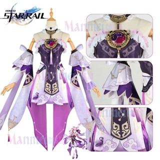 MANMEI Honkai: Star Rail Fu Xuan Cosplay Costume Anime Sexy Dress Full Set Girls Role Play Unifrom Halloween Party Ver.2