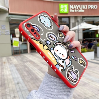 สําหรับ Huawei P20 P20 Pro เคสการ์ตูน สวย ลายอวกาศ บาง ขอบสี่เหลี่ยม ดีไซน์ใหม่ กันกระแทก เคสโทรศัพท์แข็ง แบบใส