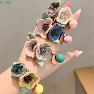 EXPEN Elastic Women Wool Knitting Flowers Hair Bands