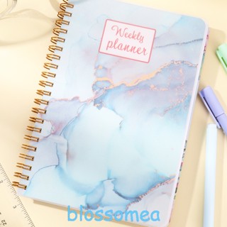 Blossomea สมุดโน้ตแพลนเนอร์ ภาษาอังกฤษ สไตล์ระเบิด ไม่มีวันที่