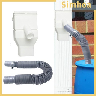 [SIMHOA] อุปกรณ์เชื่อมต่อระบบน้ําฝน พร้อมท่อ สําหรับ Downspouts Rainwater Diverter