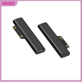 Ni Pd To Usb Type C Female อะแดปเตอร์แปลง 15v/3a ชาร์จเร็ว ปลั๊กแม่เหล็กเชื่อมต่อ สําหรับ Microsoft