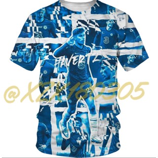 (ทั้งหมดในสต็อก Xzx180305) ใหม่ เสื้อยืด ลายฟุตบอล chelse FC 3D 31