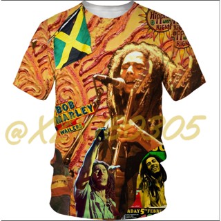 (ทั้งหมดในสต็อก Xzx180305)Bob Marley Buffalo Soldier เสื้อเชิ้ต ลายเดรดล็อก สไตล์วินเทจ 3D 13