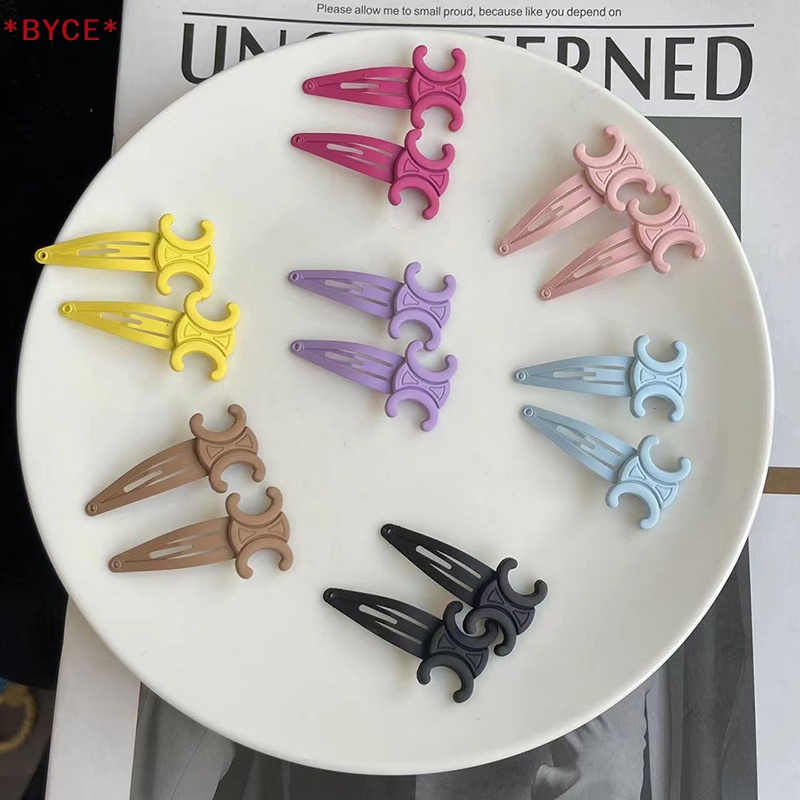Byce> กิ๊บติดผม โลหะ สีทอง 8 ซม. สไตล์เกาหลี เครื่องประดับ สําหรับผู้หญิง