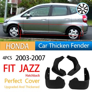 บังโคลนหน้า หลัง กันฝุ่น อุปกรณ์เสริม สําหรับตกแต่งรถยนต์ Honda Jazz 2003-2007 GD6 GD8