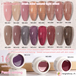 ยาทาเล็บเจลยูวีเจลลี่ 16 สี สําหรับตกแต่งเล็บ